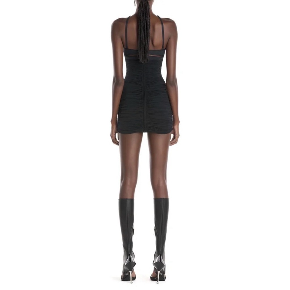 Mugler mini runched dress